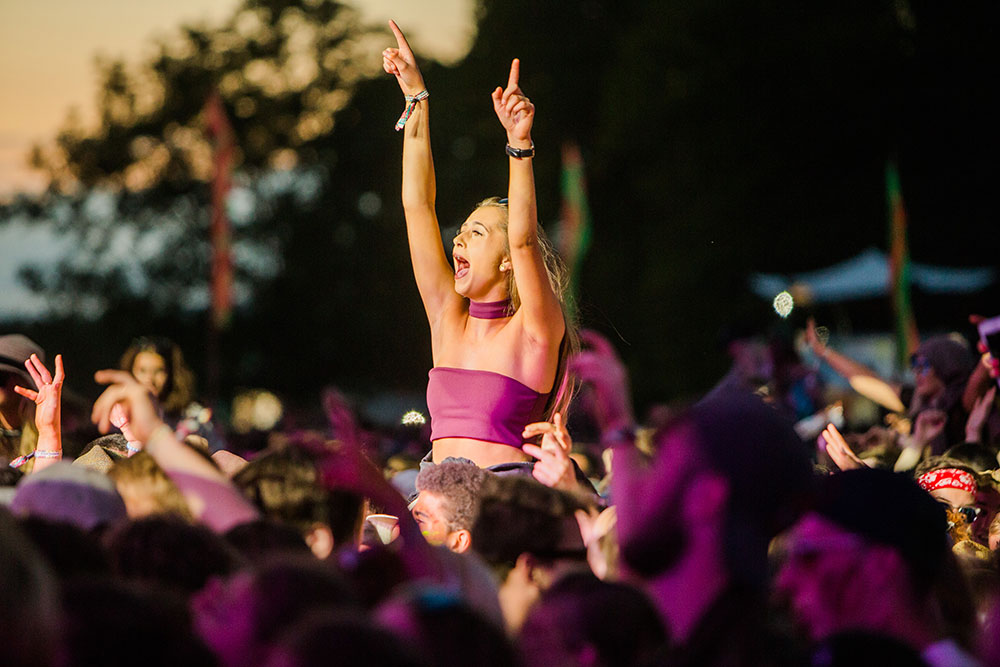Kendal Calling Girl in Crowd - festival video production